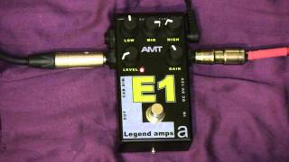 Video thumbnail for AMT Electronics E1 Distortion Pedal Demo by Simon Smith