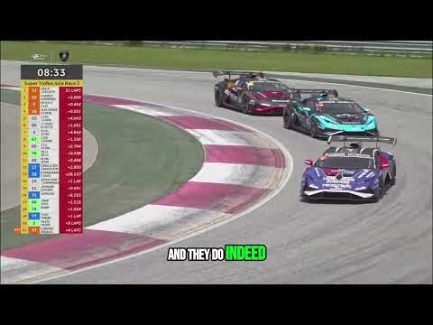 Last-Lap Battle After Safety Car Restart | Lamborghini Super Trofeo Asia Thriller