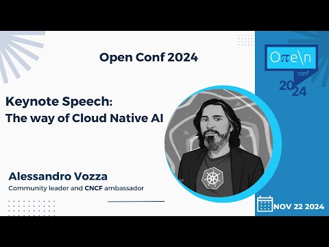 Keynote: Alessandro Vozza - The Way of Cloud Native AI