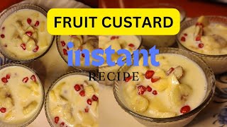 fruit custard recipe😋 10 mint me bnae
