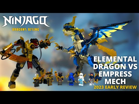 LEGO Elemental Dragon vs Empress Mech - EARLY Ninjago Dragons Rising Set Review!