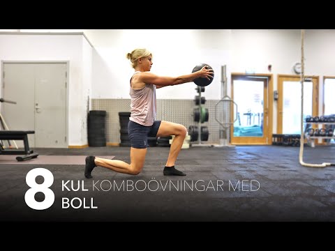 28 minuterspass med boll - 8 kul komboövningar