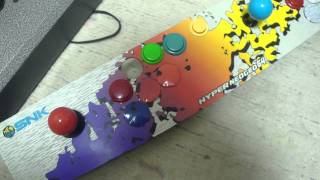 Cleaned Up Hyper Neo Geo 64 Control Panel, Joy Sticks, And Mostly Complet Buttons