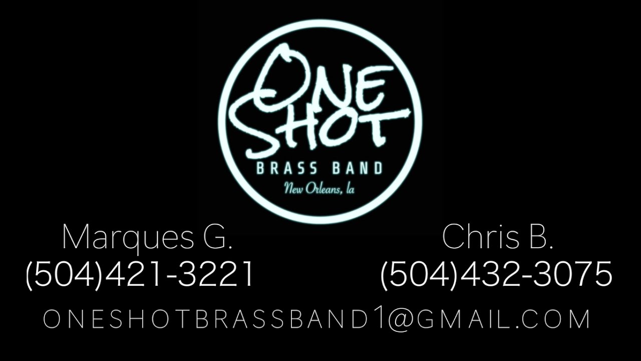 Promotional video thumbnail 1 for One Shot Brass Band