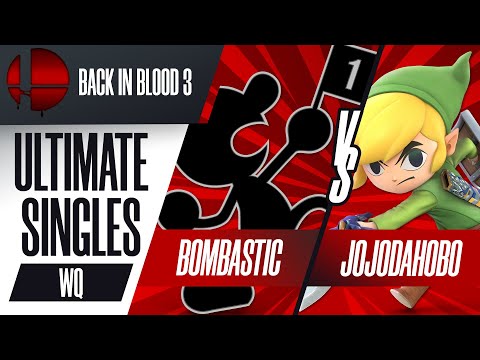 Bombastic vs. Jojodahobo - Singles Losers Round 6 - Back In Blood 3