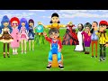 Scary Teacher 3D Vs Squid Game Choose Princess Outfit Squid Game Doll Nice Or Error 5 Time Challenge