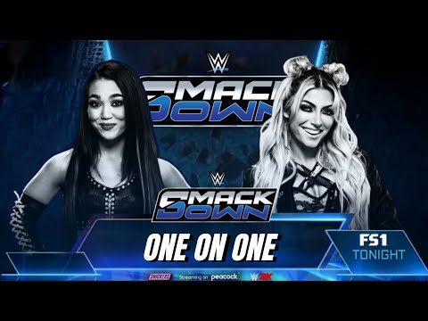Roxanne Perez Vs Alexa Bliss - One On One Match At Smackdown