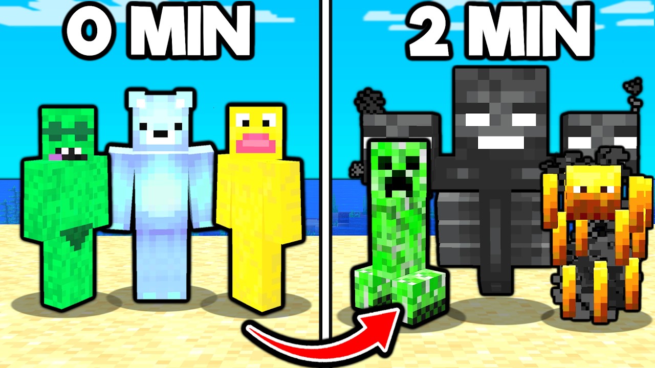 Minecraft, But You Shapeshift Every Minute...