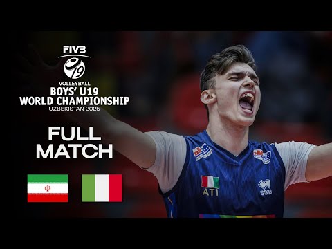 Iran vs. Italy - Pool C | Boys' U19 World Champs 2025 - Full Match