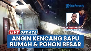 Cuaca Ekstrim, Pohon-pohon di Kota Sukabumi Tumbang, Rumah Rusak Disapu Angin Kencang