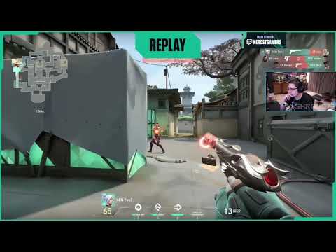 SHROUD REACT 2 ACE FROM SENTINEL VS CLOUD 9 💢 #VCTNA