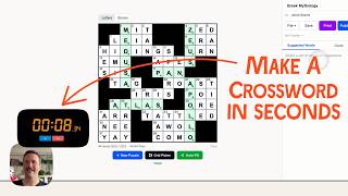 The fastest way to make a NYTimes-style Crossword Puzzle