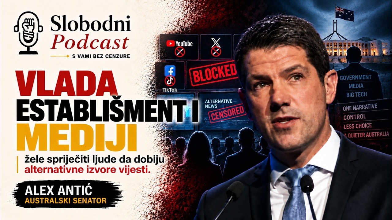 Zabrana društvenih mreža i cenzura | Alex Antić, SLOBODNI podcast #158