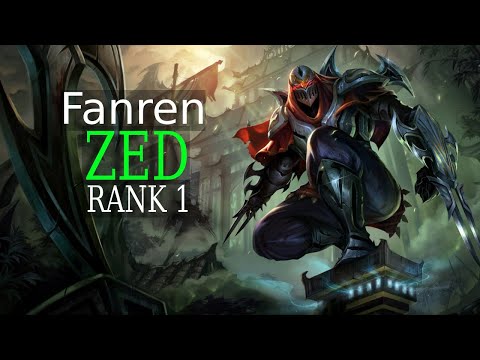 Fanren Zed vs Aurelion Sol ✅ Fanen Rank 1 Zed Guide