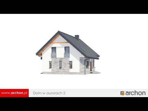 Dom w aurorach 2 –  Mały i tani w budowie dom I ARCHON+ Projekty Domów