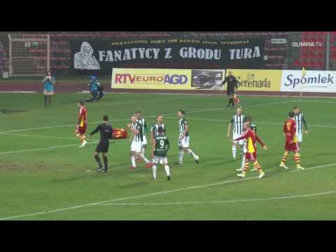 Skrót meczu Chojniczanka Chojnice  - Olimpia Grudziądz (3-1)