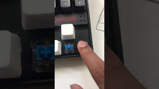 I turned blue clicky switches into linear switches (tutorial in comments)