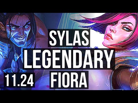 SYLAS vs FIORA (TOP) | 11/0/3, Legendary | BR Diamond | 11.24