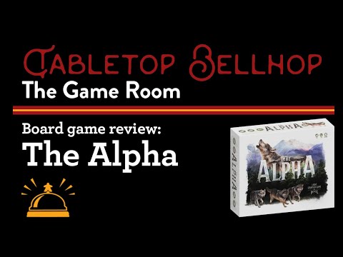 The Alpha Board Game Review. A  wolf pack themed light strategy boardgame from Bicycle Cards.