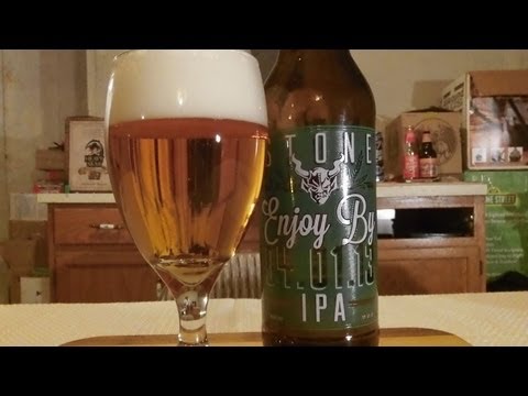 Stone Enjoy By 04/01/13 Double IPA ((SUPER FRESH)) DJs BrewTube Beer Review #276