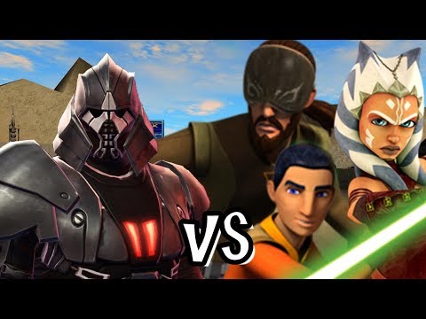 Tulak Hord vs Kanan, Ezra and Ahsoka