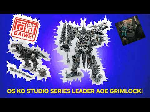 Baiwei OS KO Studio Series Leader AOE Grimlock - GotBot True Review NUMBER 1381