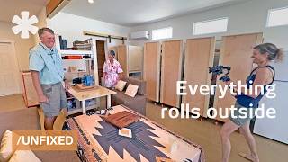 Tall couple's Big small home: how 1 space gets infinite configurations