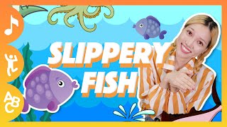 [영어동요/율동] Slippery Fish (Dance Ver. M/V)ㅣ리지의 스토리타임ㅣ자막ㅣ인기 영어동요ㅣ어린이 영어동요ㅣ유아영어 교육ㅣ어린이 영어ㅣ키즈영어