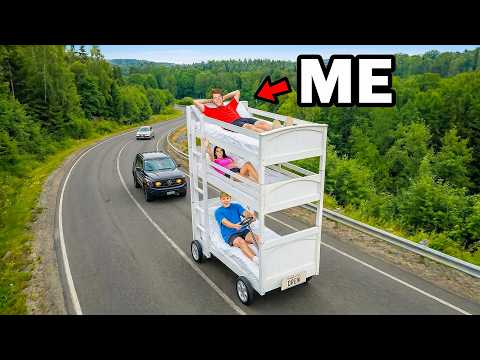 I Turned my Bed into a 3-Story Race Car!