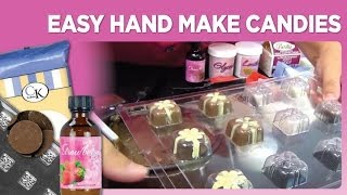 preview picture of video 'Easy Hand Made Candies using Candy Molds and Homemade Fillings by www.SweetWise.com'