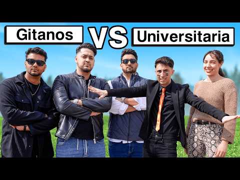 Gypsy family faces university students