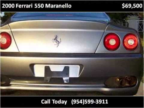 2000 Ferrari 550 Maranello available from Boulevard Auto Sal