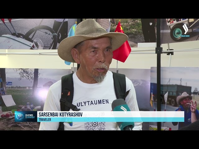 74-year-old Kazakh traveler returns home from walking journey
