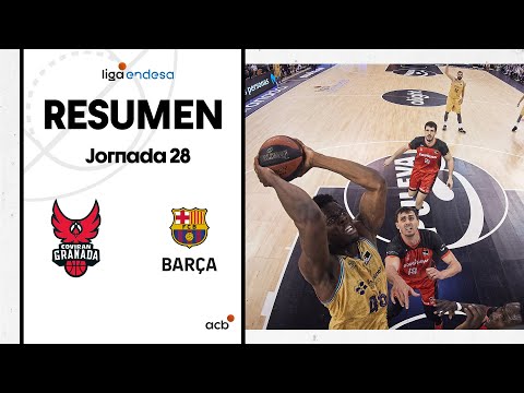 Resumen Coviran Granada 55 - Barça 70 (J28)
