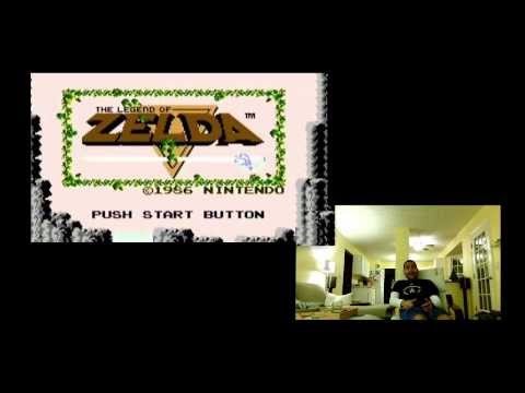 Hani playing Legend of Zelda for the first time.