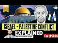 Complete Israel Palestine Conflict Explained With Timeline Gaza UPSC GS2 Legacy Lecture Series