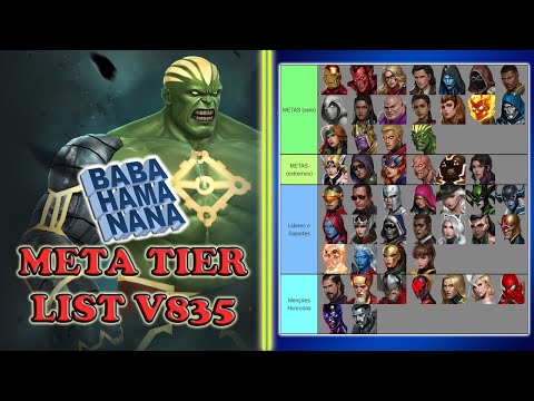 MFF - META TIER LIST V835 + CTPs participação Tekiilaz - Marvel Future Fight