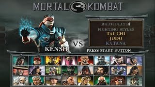#1088 Mortal Kombat Deception (PS2) Hidden Characters (1/11): Kenshi playthrough.