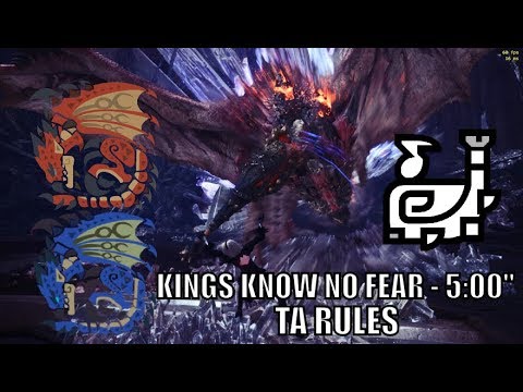 Monster Hunter World - The Kings Know No Fear - Hunting Horn - TA Rules 5:00'