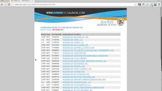 Illinois Secretary of State Business Search