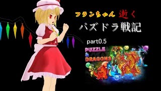 【ゆっくり実況＋雑談】フランちゃんと逝くパズドラ戦記part0．5 「そうだGFを引こう 」
