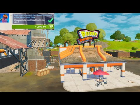 Destroy Structures at Durr Burger Restaurant or Durr Burger Food Truck Guide – Fortnite