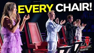 30 Minutes of UNFORGETTABLE 4 Chair Turns On The Voice | Top 15