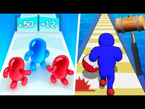 Level Up Runner  High Score Join blob Clash vs Level Up Number  - Gameplay  Max Levels