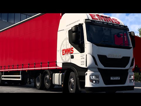 ETS2 1.49 promods 2.68 emms transport iveco stralis hi way rework