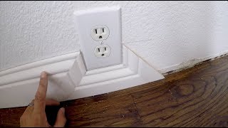 Baseboard Trick - SIMPLE Installation Around Obstacles