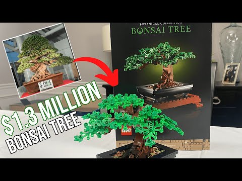 LEGO 10281 Bonsai Tree Timelapse / Speed build!