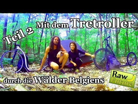 Spontan & Vegan: Mit dem Tretroller nach Antwerpen - Einkaufen und Wildcampen in Belgien (Teil 2)
