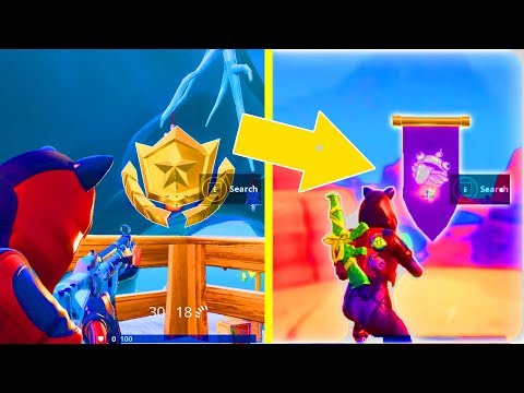 SECRET BANNER WEEK 6 SEASON 7 LOCATION! - Fortnite Battle Royale– WEEK 6 SECRET BATTLE STAR REPLACED