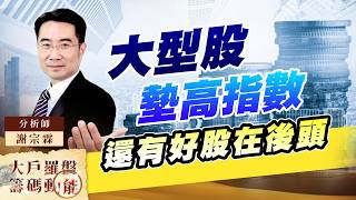 大型股墊高指數 還有好股在後頭｜大戶羅盤籌碼動能 ｜謝宗霖